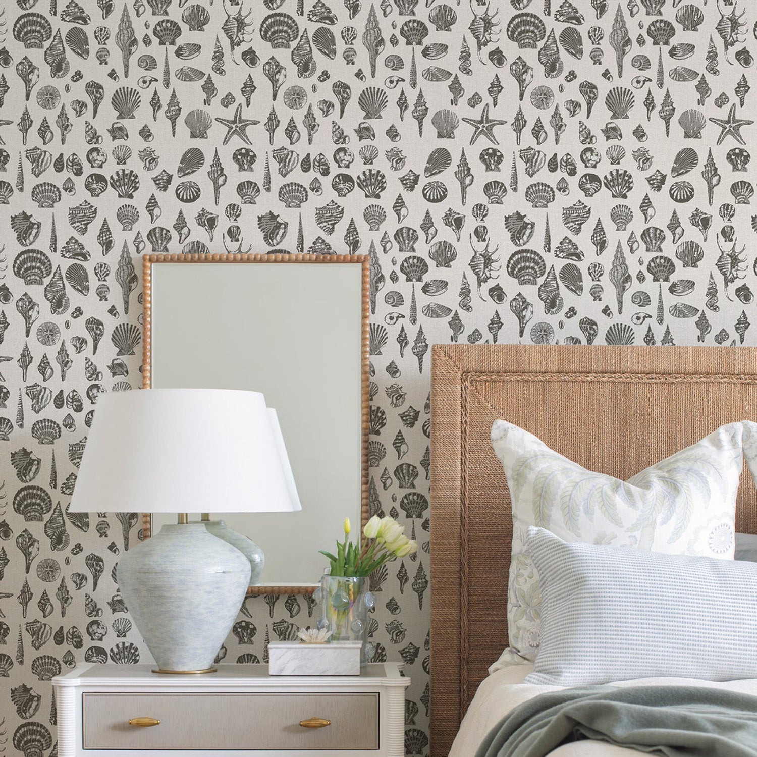 Mitchell Black x Megan Molten Lowcountry Love Shells Wallpaper