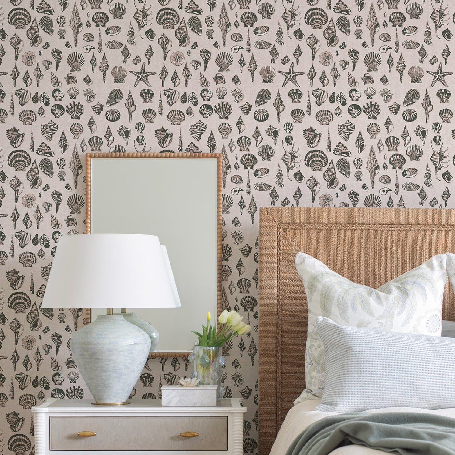 Mitchell Black x Megan Molten Lowcountry Love Shells Wallpaper