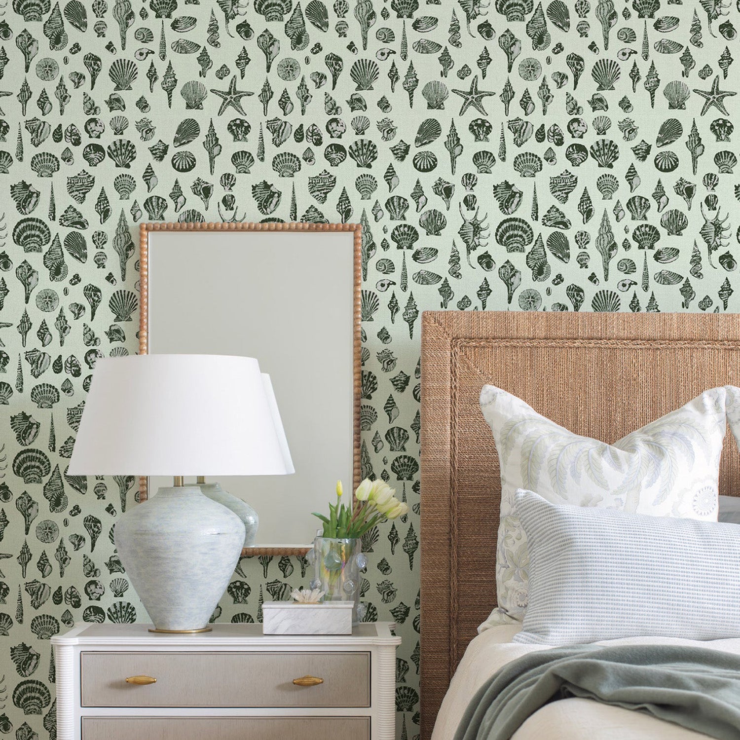Mitchell Black x Megan Molten Lowcountry Love Shells Wallpaper