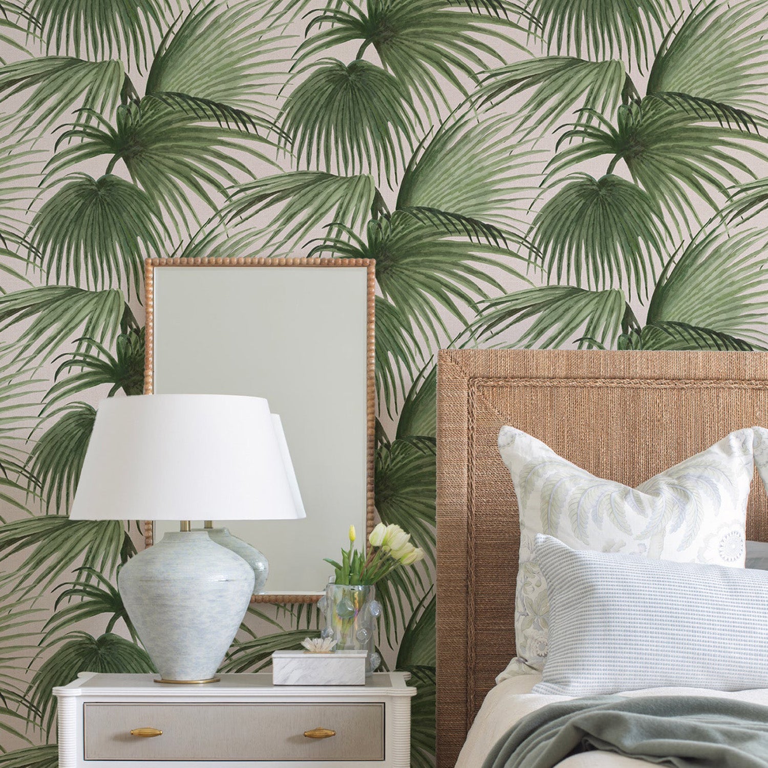 Mitchell Black x Megan Molten Pawley's Island Palms Wallpaper