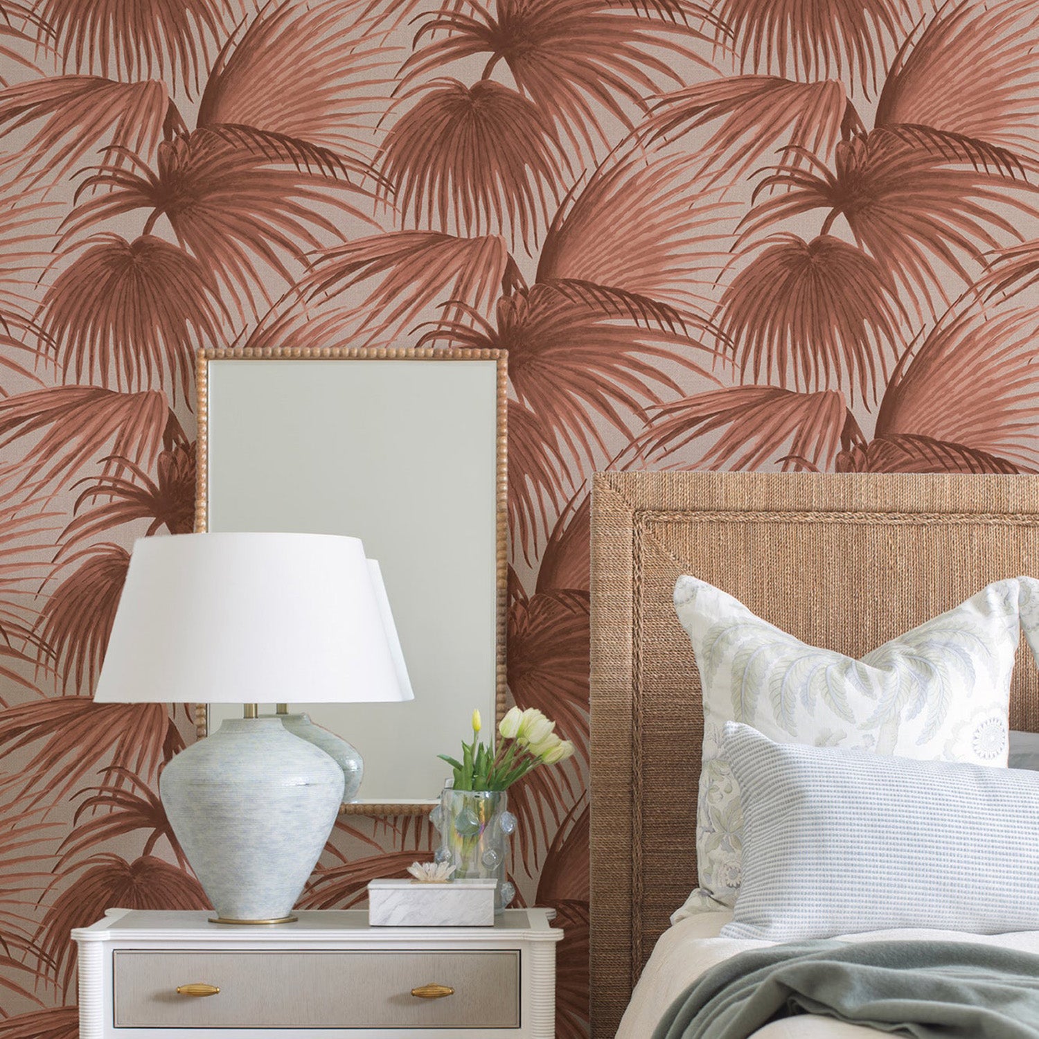 Mitchell Black x Megan Molten Pawley's Island Palms Wallpaper