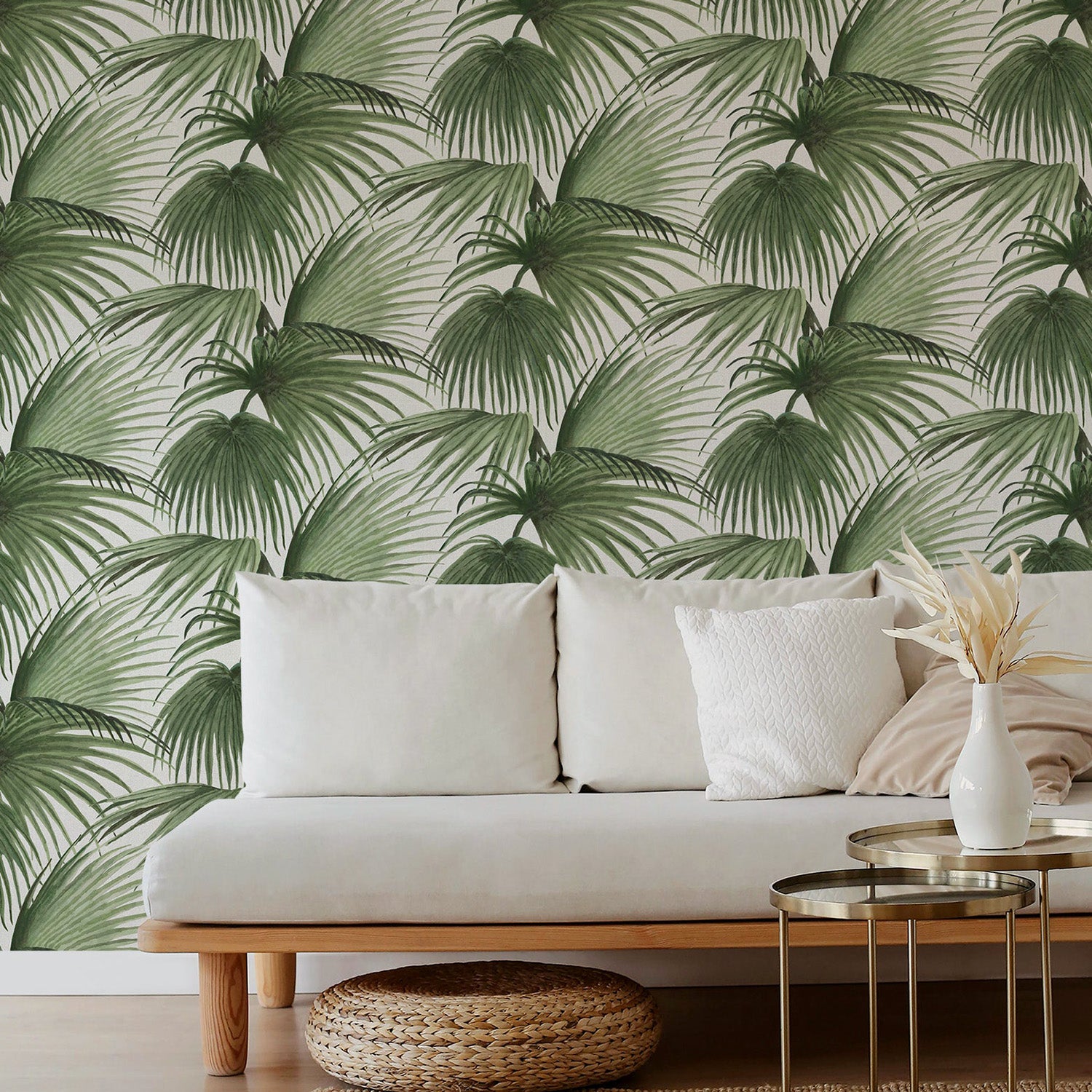 Mitchell Black x Megan Molten Pawley's Island Palms Wallpaper