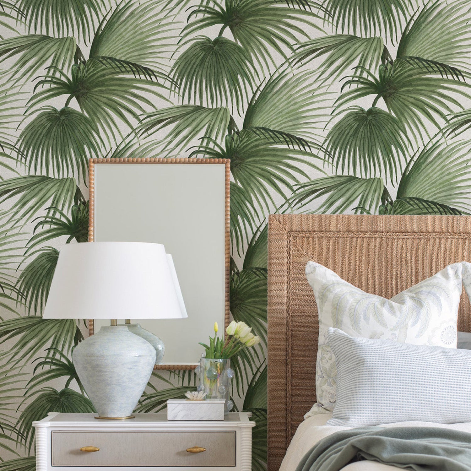 Mitchell Black x Megan Molten Pawley's Island Palms Wallpaper