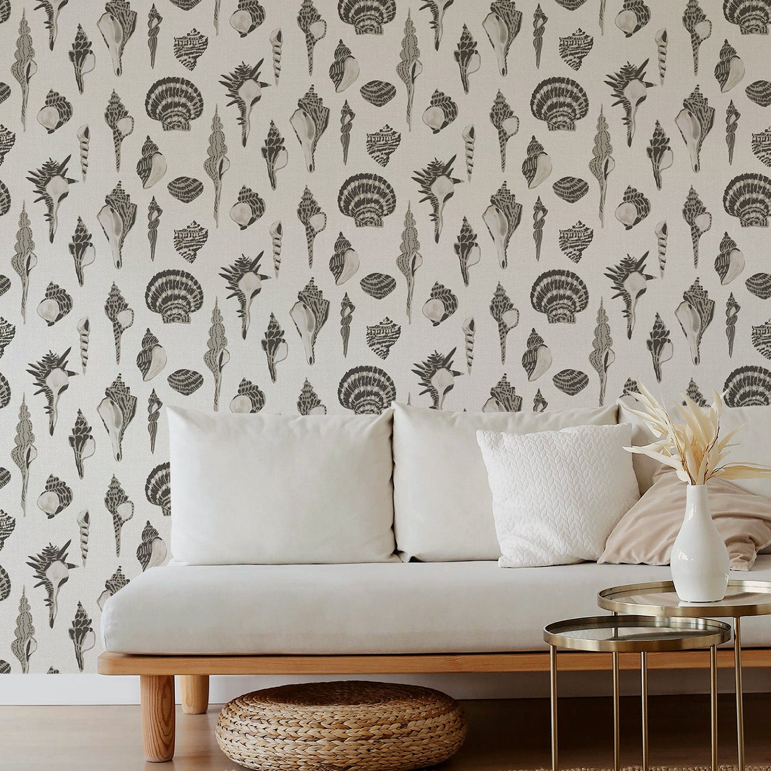 Mitchell Black x Megan Molten Sullivan's Island Shells Wallpaper