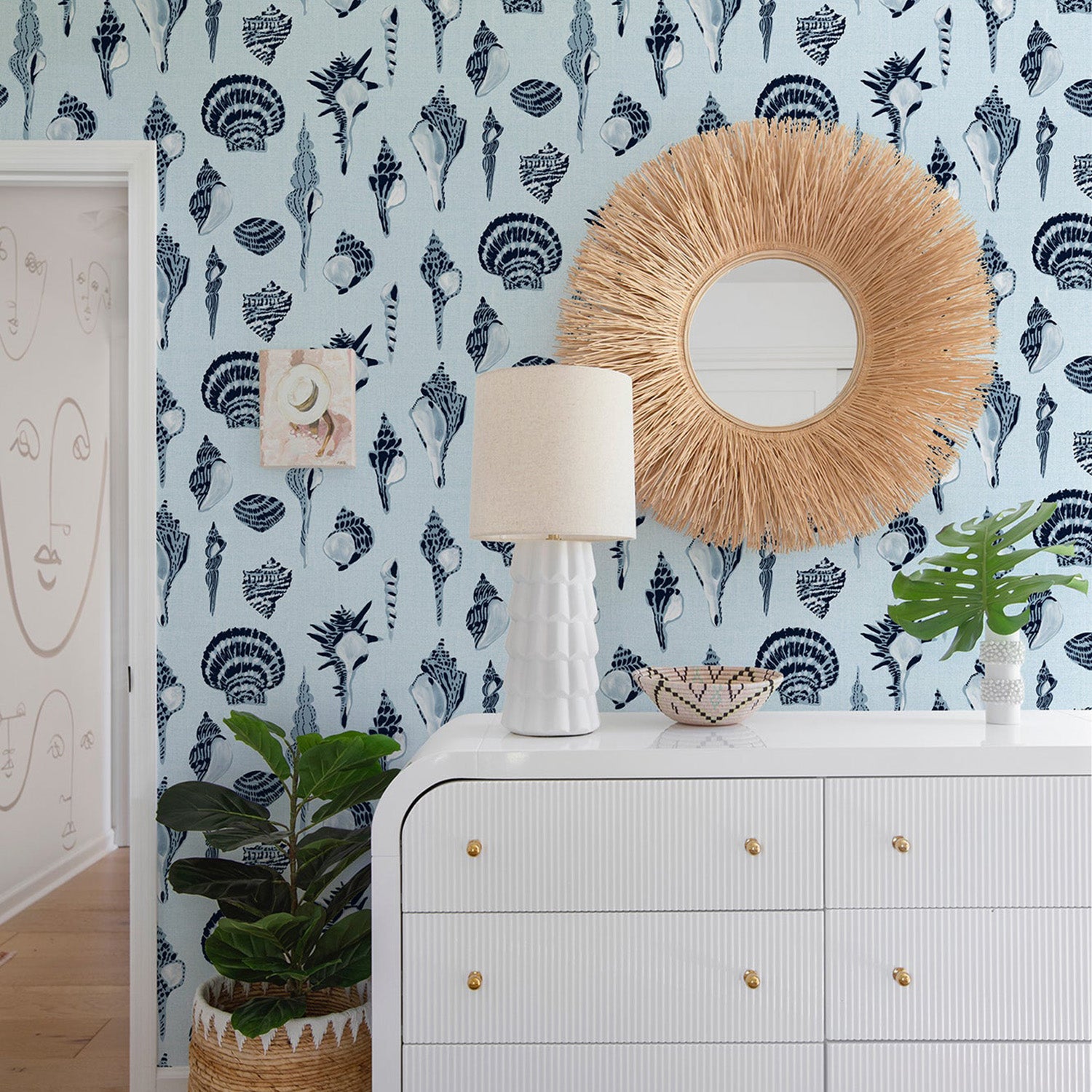 Mitchell Black x Megan Molten Sullivan's Island Shells Wallpaper