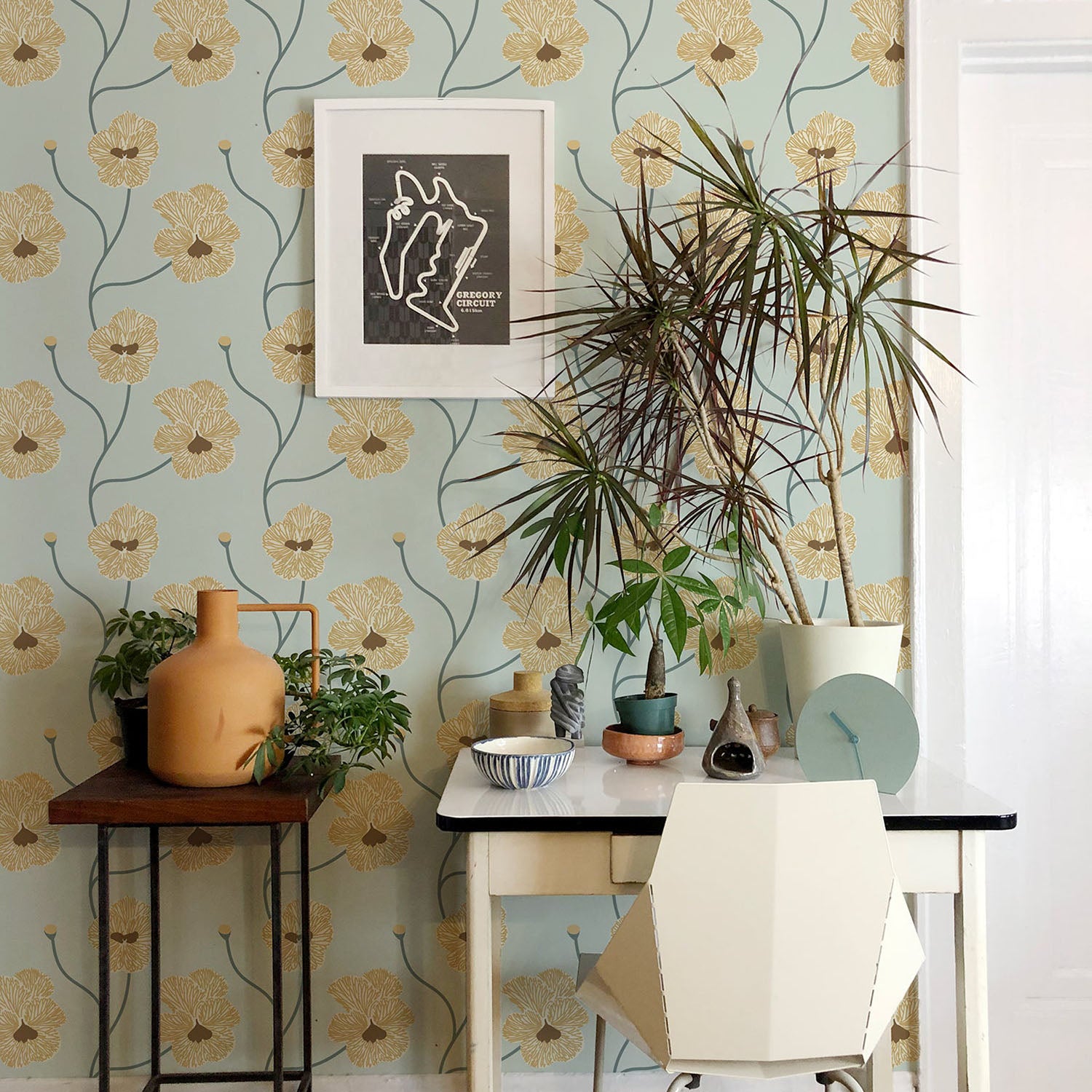 Mitchell Black x Natalie Papier Flourish Wallpaper