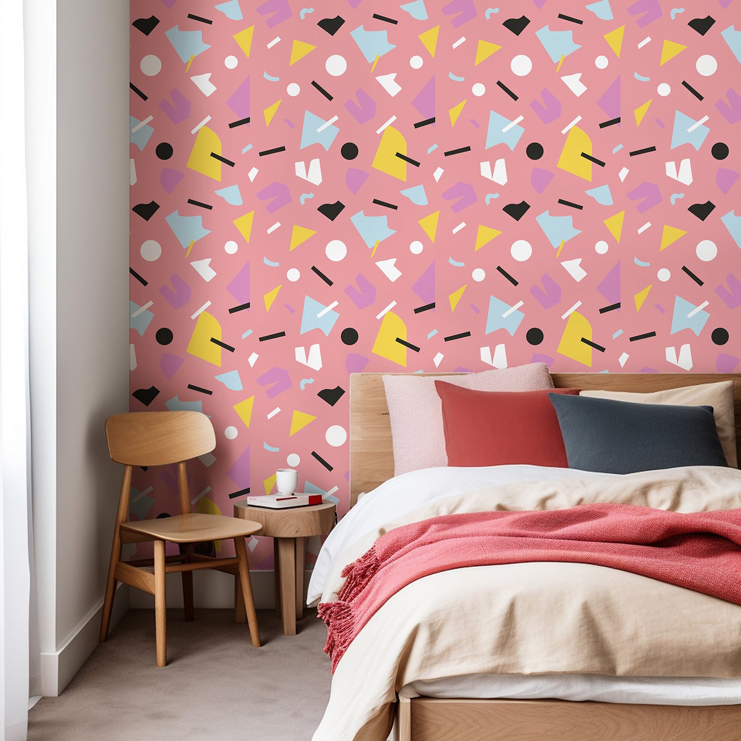 Mitchell Black x Poketo Shapes Wallpaper