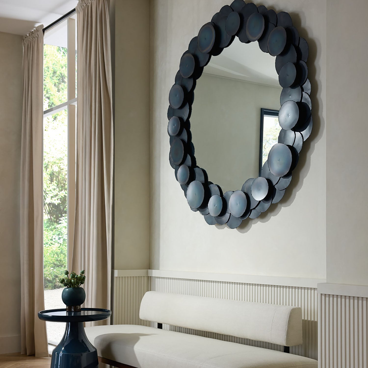 Arteriors Kensey Discs Large Wall Mirror