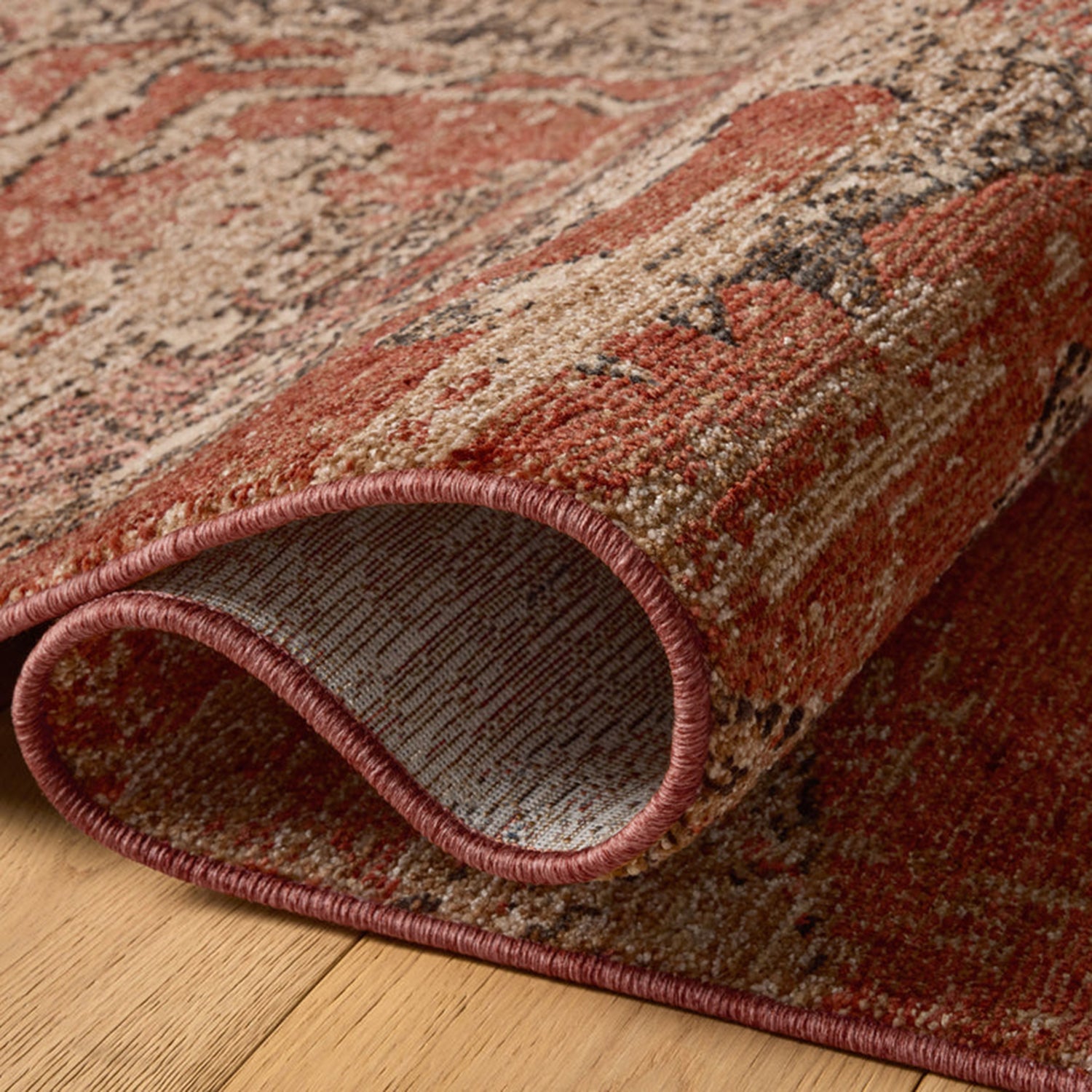 Loloi Winchester Brick/Beige Power Loomed Rug