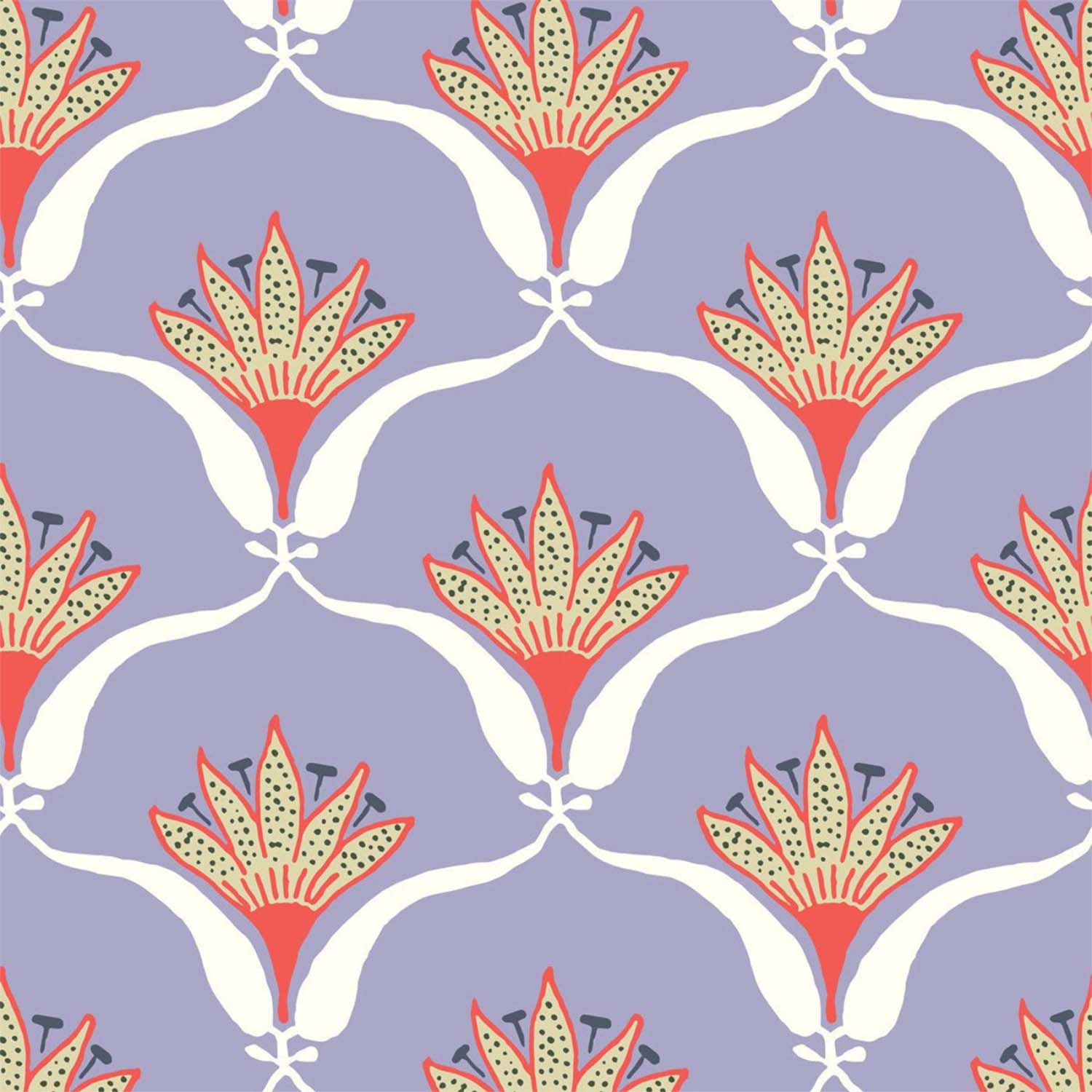 Mitchell Black Wallflower Wallpaper