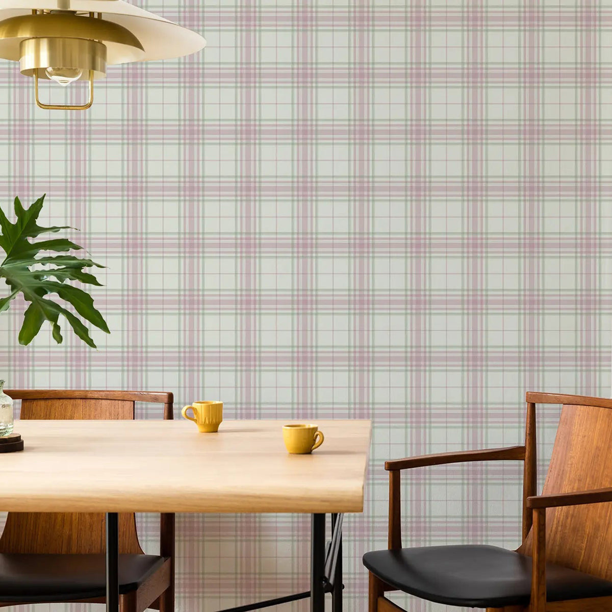 Mitchell Black Willow Pane Wallpaper