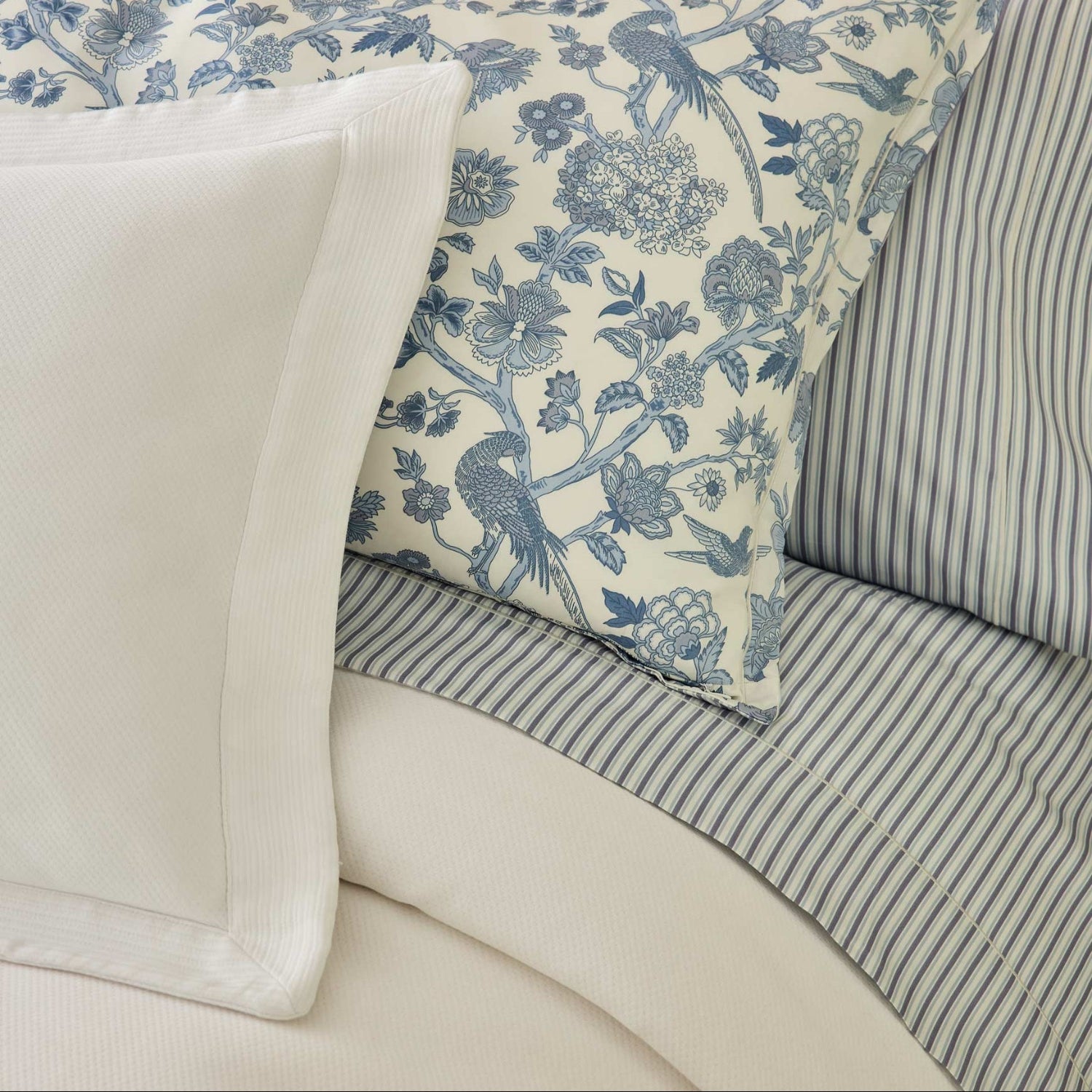 Peacock Alley x Caitlin Wilson Windsor Stripe Classic Printed Sheet Set