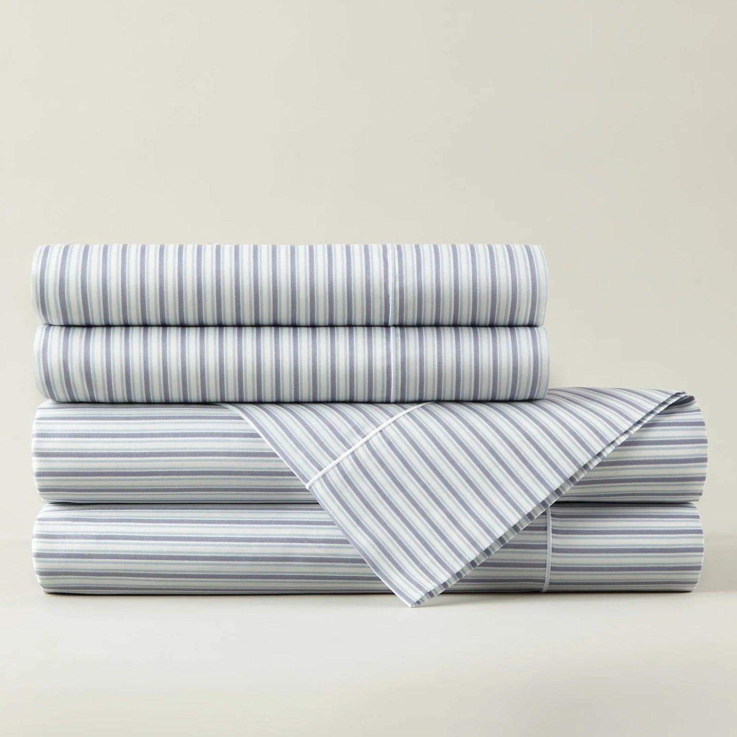 Peacock Alley x Caitlin Wilson Windsor Stripe Classic Printed Sheet Set