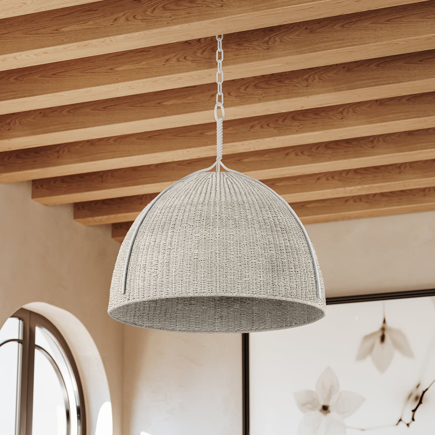 Hudson Valley Lighting Woodlawn Bleached Pendant