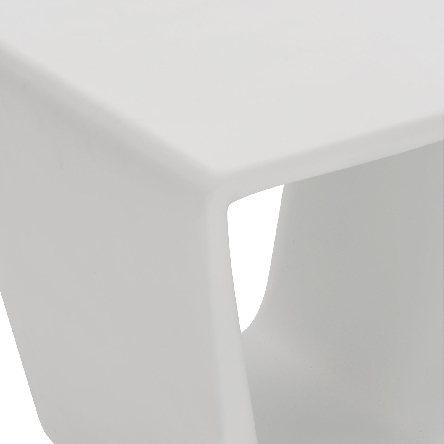Bernhardt Exteriors Hyannis Outdoor Accent Table Set of 2 in Bone Glass reinforced cast concrete, shown to scale