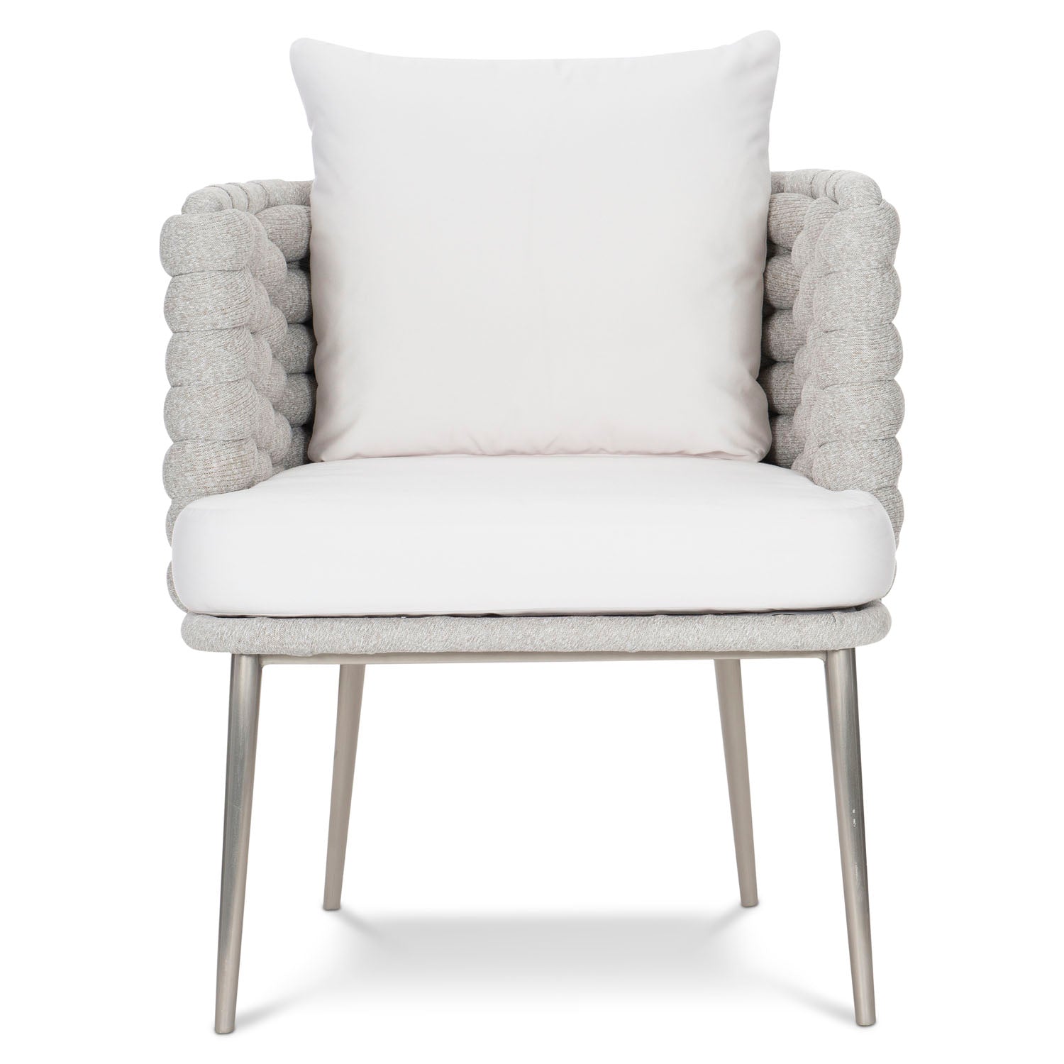 Bernhardt Exteriors Santa Cruz Nordic Grey Outdoor Arm Chair