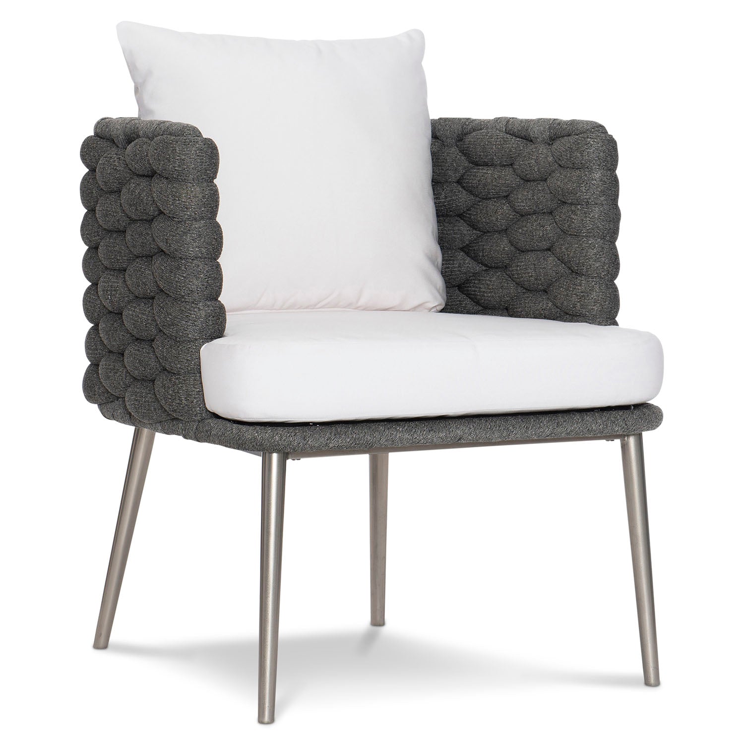 Bernhardt Exteriors Santa Cruz Cadet Grey Outdoor Arm Chair