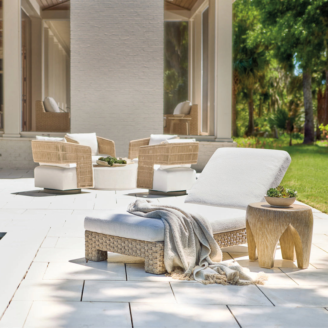 Bernhardt Exteriors Neptune Outdoor Side Table