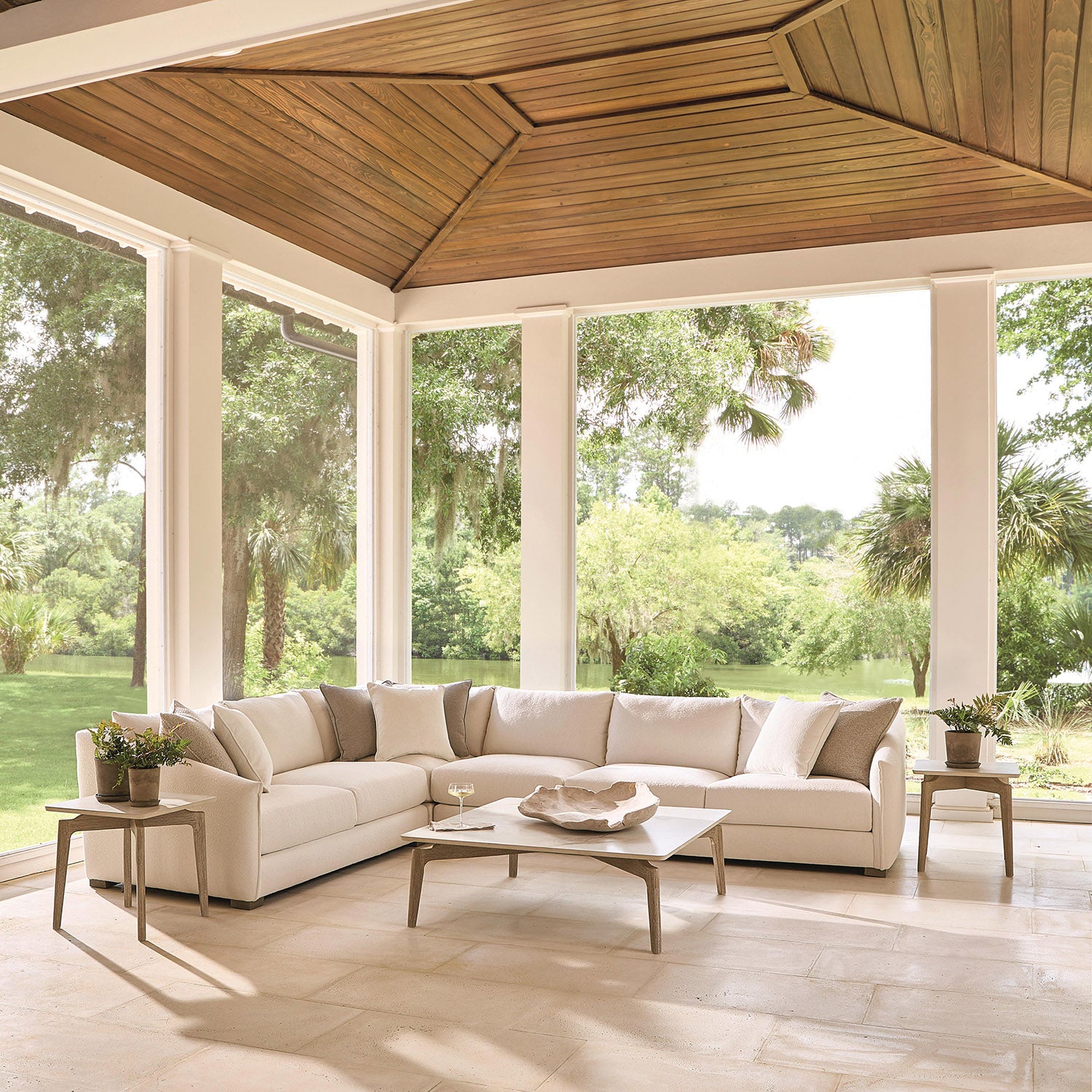 Bernhardt Exteriors Aurora Outdoor Side Table