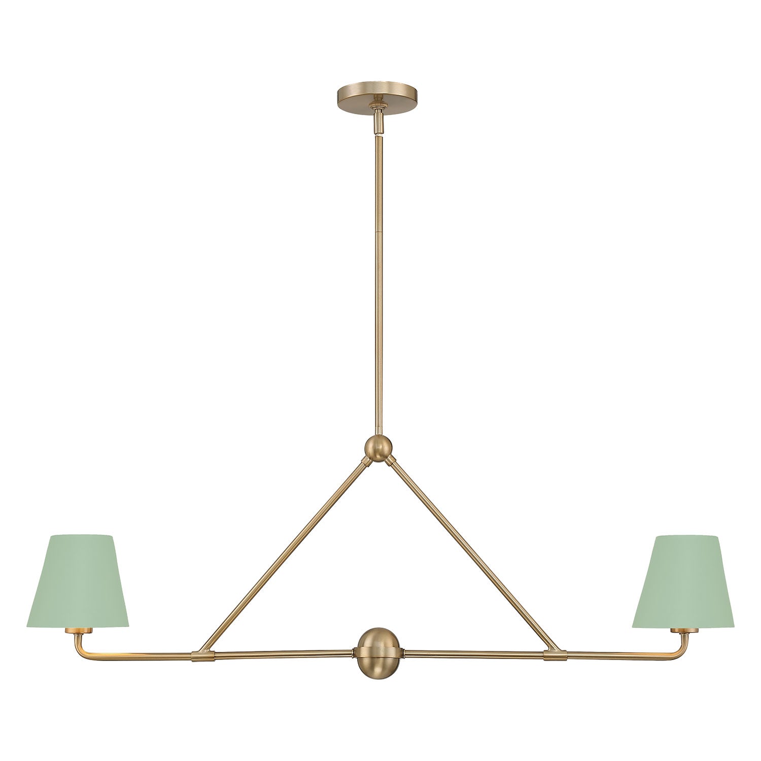 Crystorama Xavier 2-Light Linear Chandelier