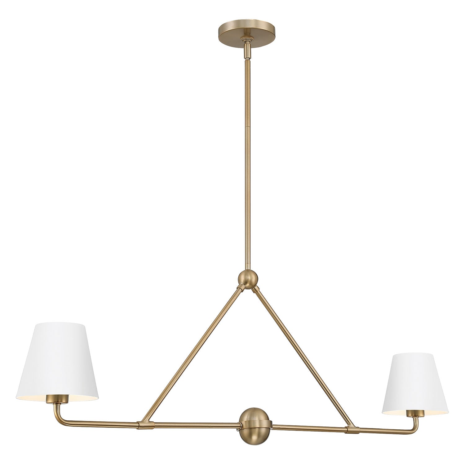 Crystorama Xavier 2-Light Linear Chandelier