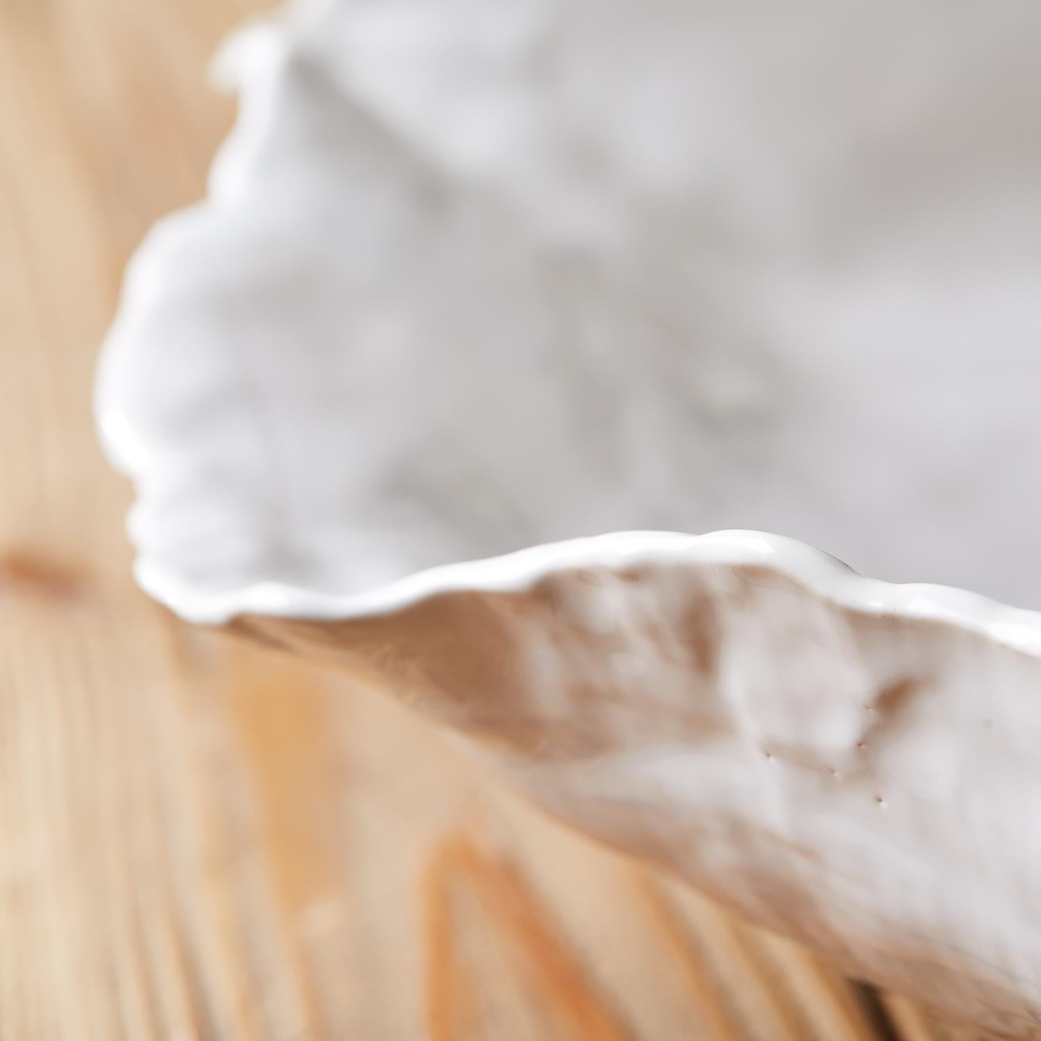 White Free Form Bowl