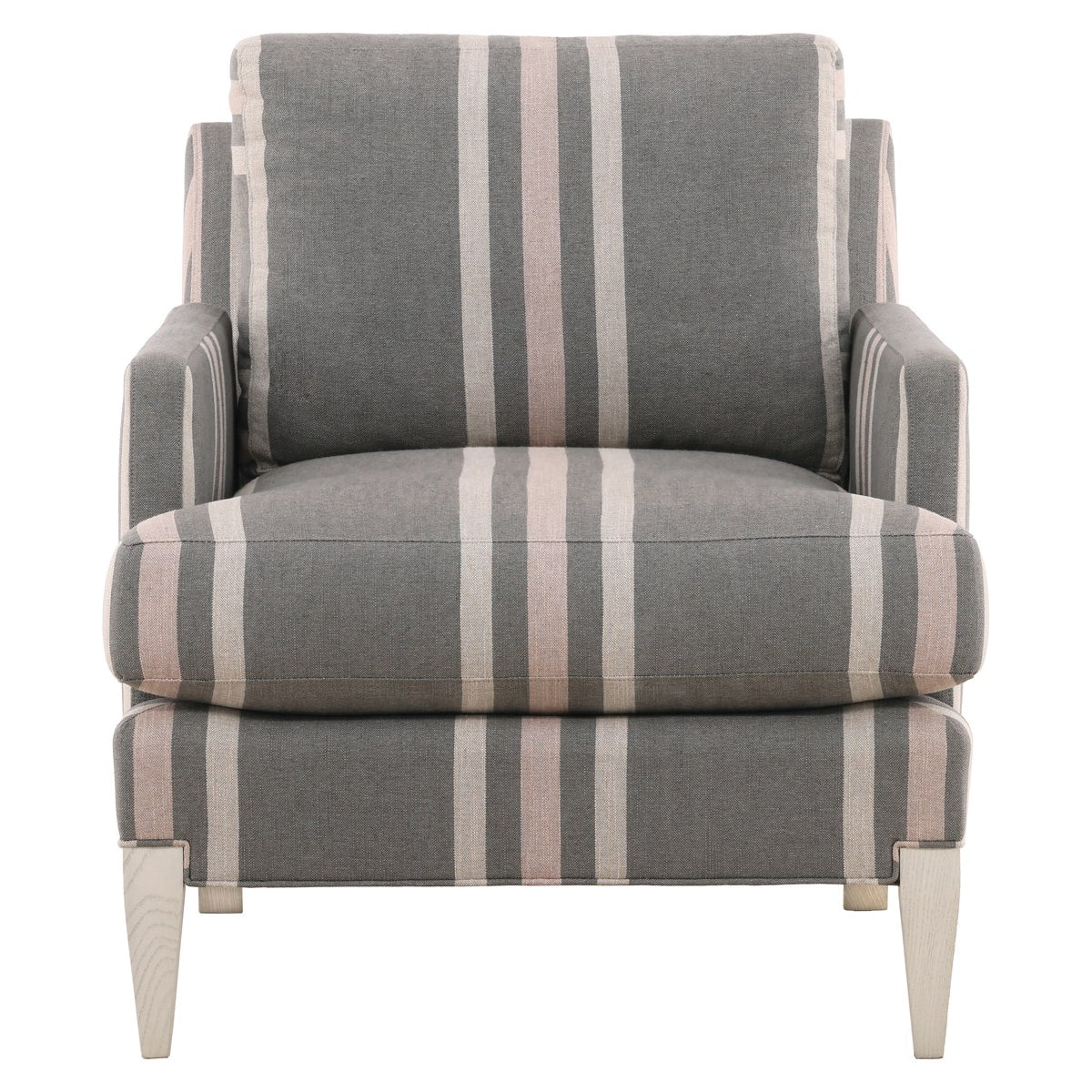 Vanguard Furniture Knole Chair Rupert Beach Fabric/Casablanca Pre-Made Sample