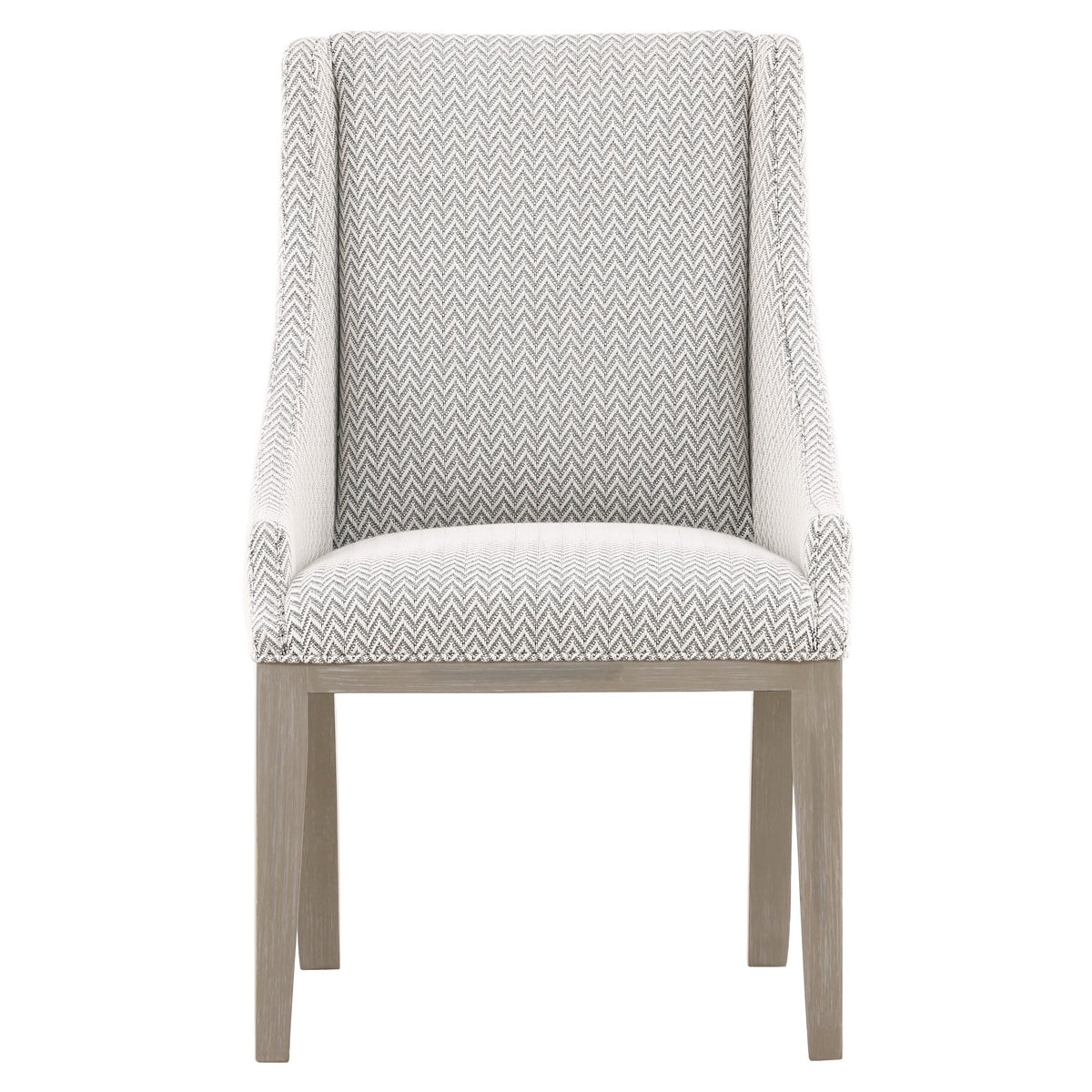 Vanguard Furniture Ithaca Dining Arm Chair Ryder Java Fabric/Stone Pre-Made Sample