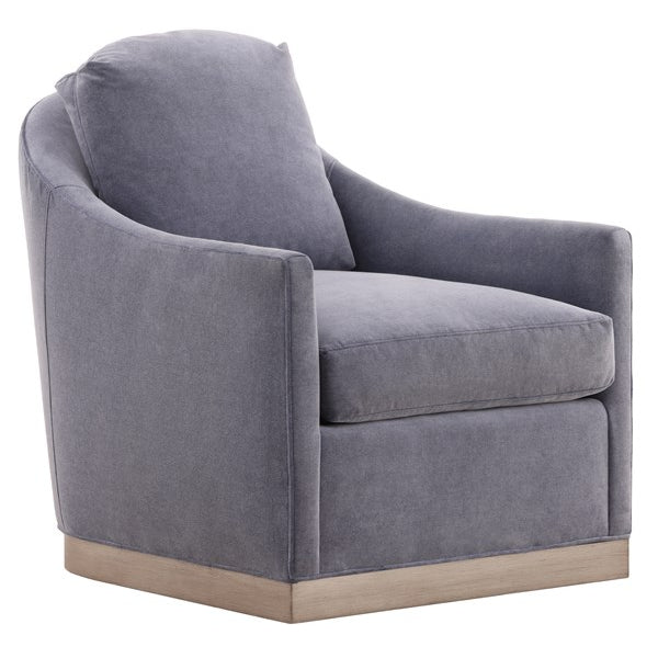 Vanguard Furniture Ferrin Swivel Chair Vault Heather Fabric Pre-Made Sample