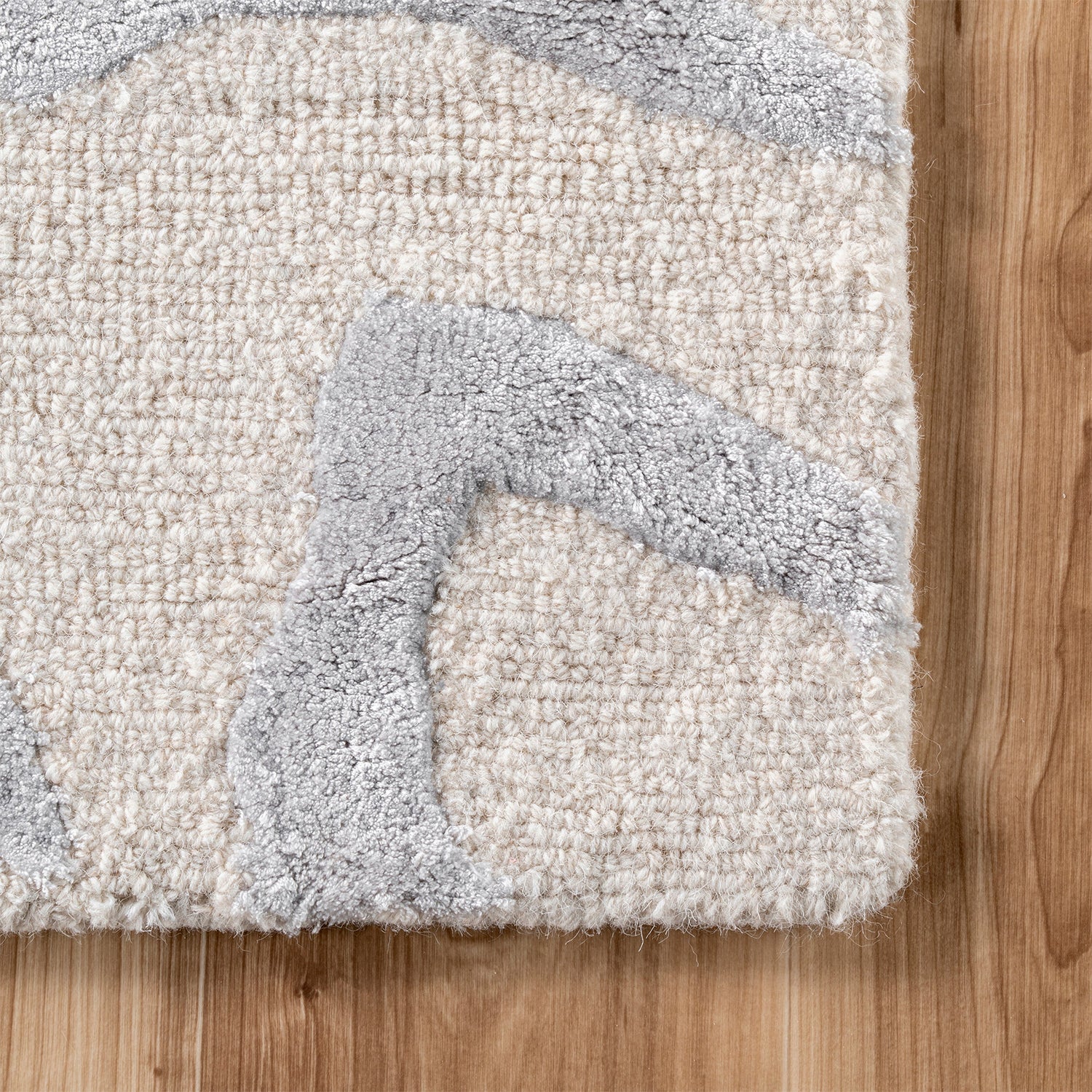 Zebra Stripe Hand Tufted Rug