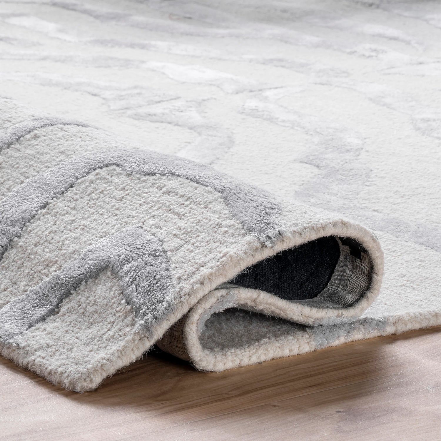 Zebra Stripe Hand Tufted Rug