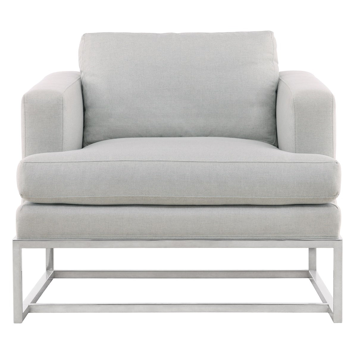Vanguard Furniture Kip Chair Naven Nickel Fabric Pre-Made Sample