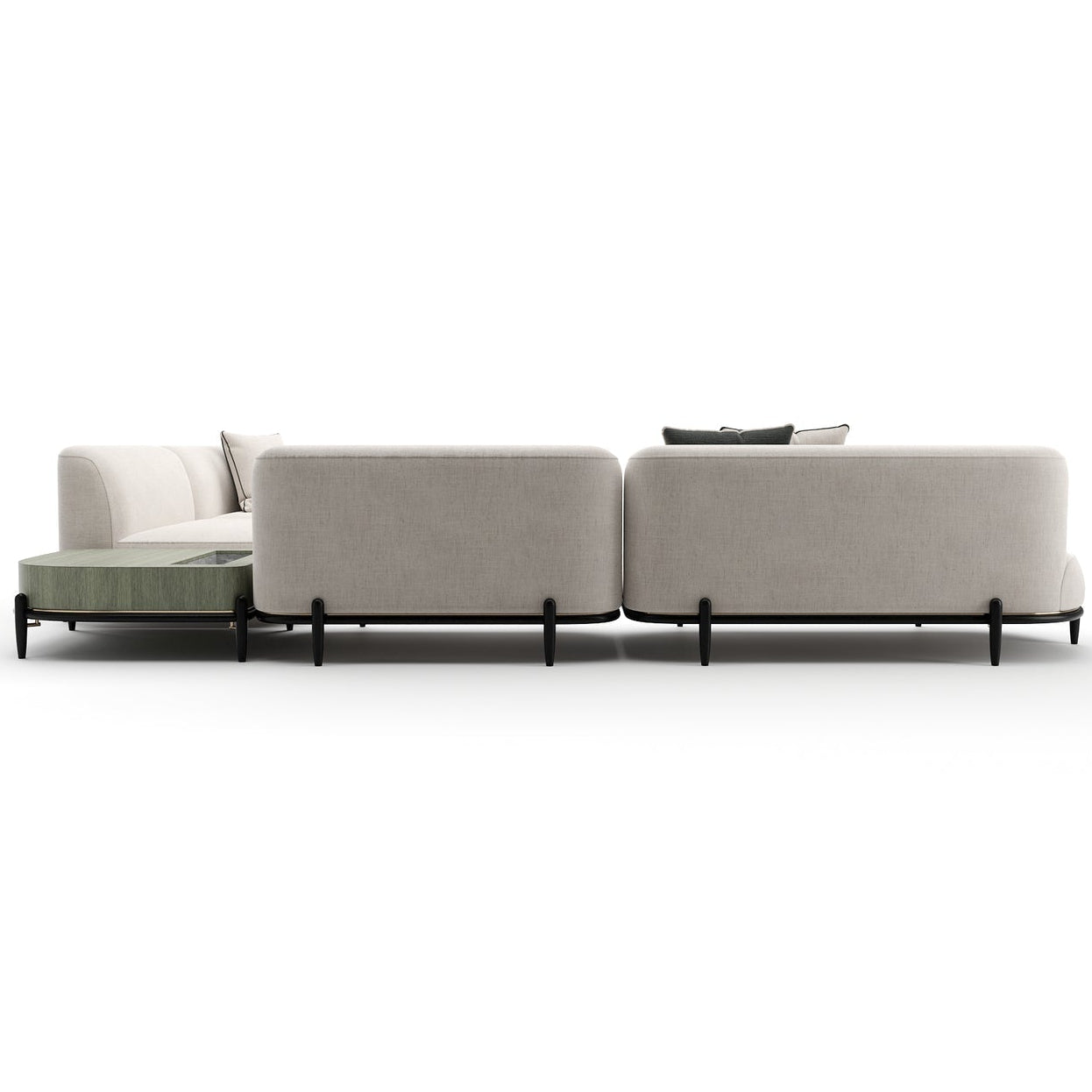 Caracole Madera LAF Large L Sectional Sofa