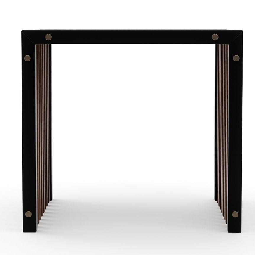 Caracole Pinstripe Dark End Table