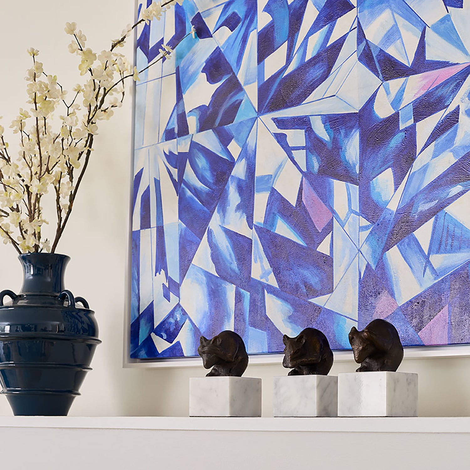 Villa and House Asha Framed Canvas