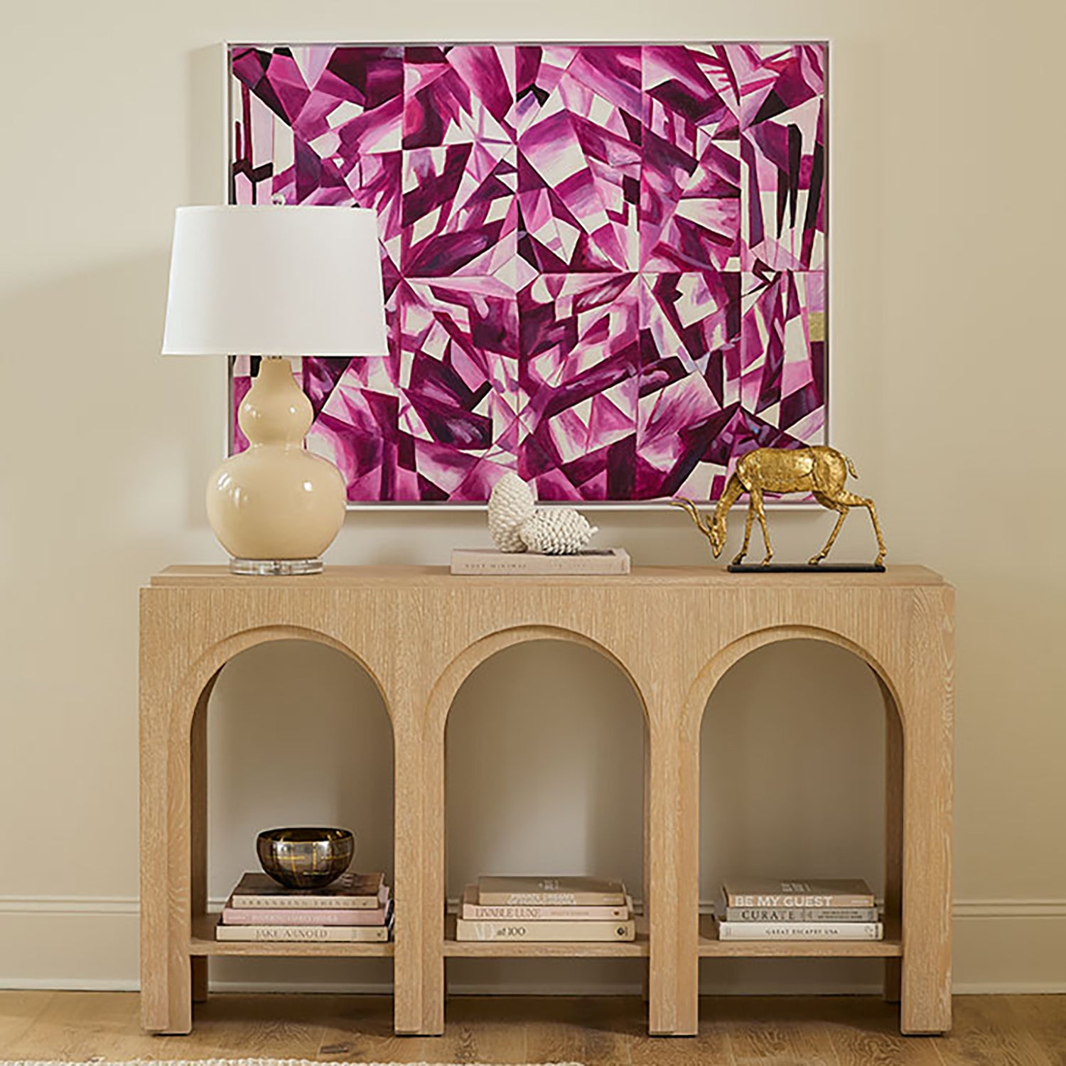 Villa and House Asha Framed Canvas