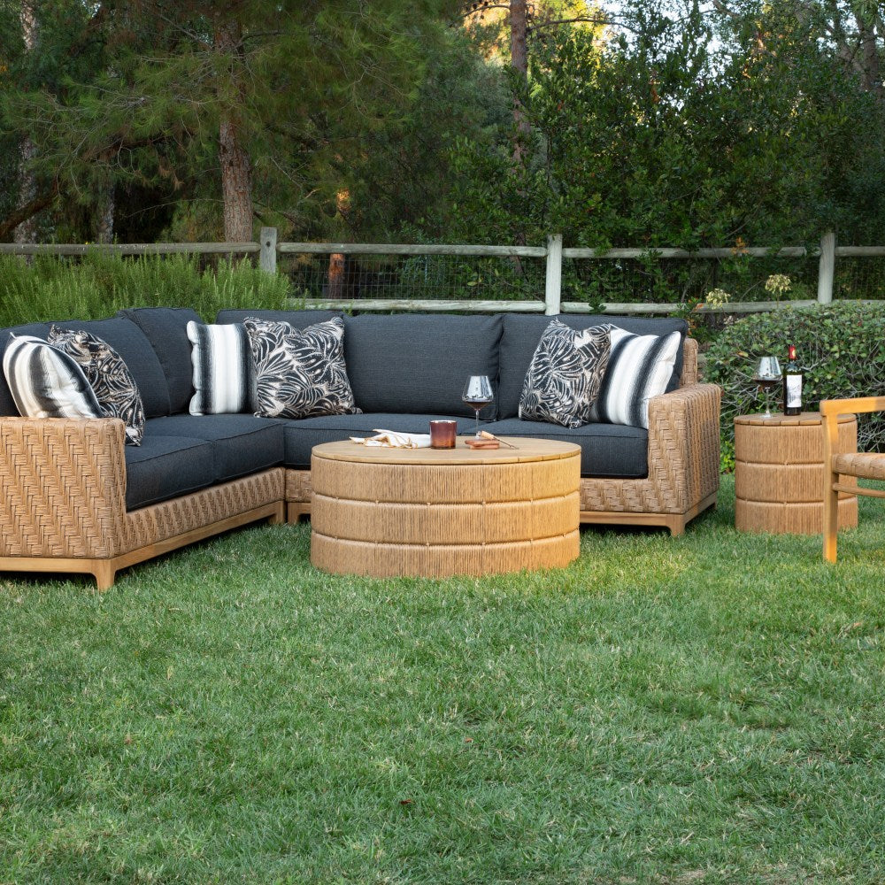 Margaritaville Avalon Outdoor Wicker Storage Coffee Table