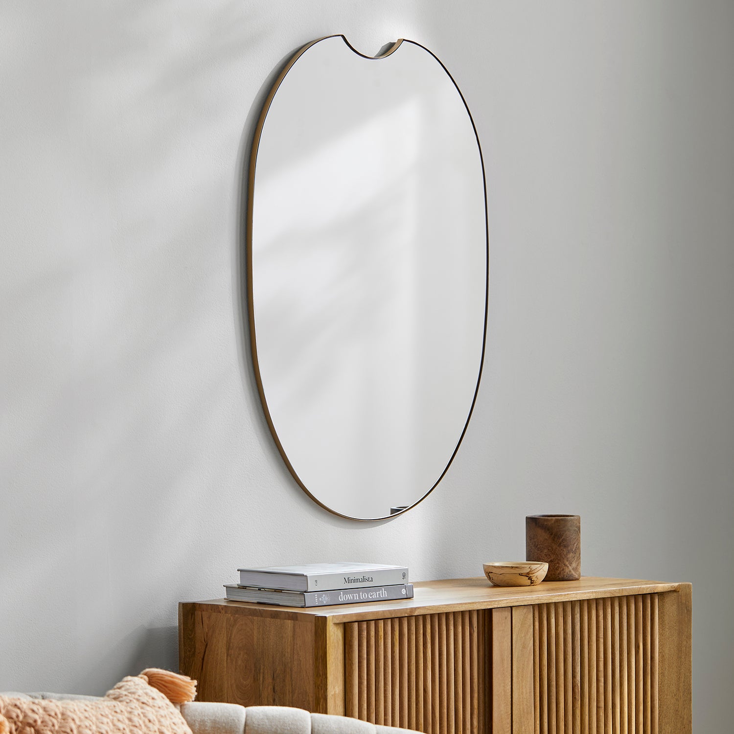 Ajanta Oval Wall Mirror