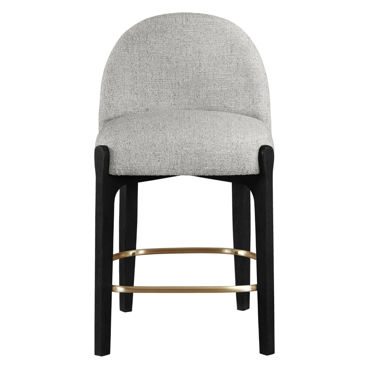 Torino Grey Fabric Upholstered Counter Stool Set of 2