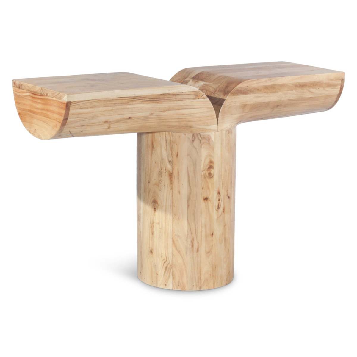 Tee Oak Acacia Wood Console Table