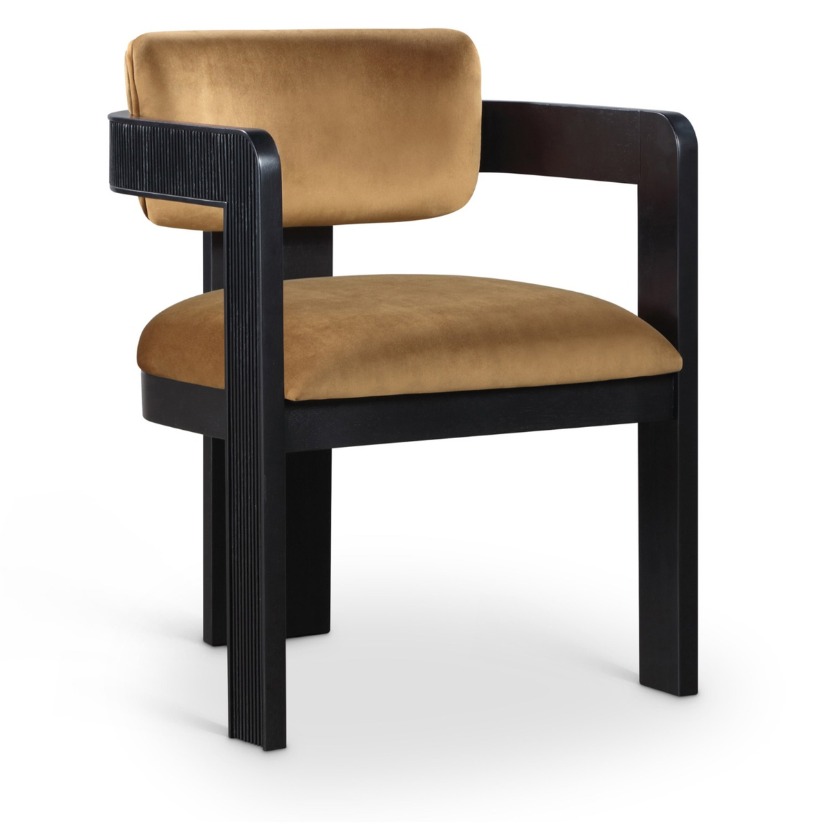 Sacha Saddle Velvet Upholstered Dining Chair, Set of 2, primary product view