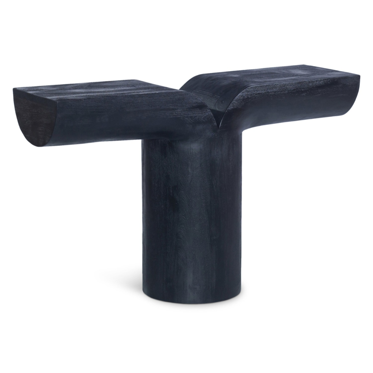 Tee Black Acacia Wood Console Table