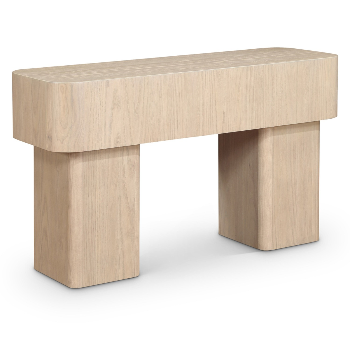 Oakmont Natural Oak Veneer Console Table