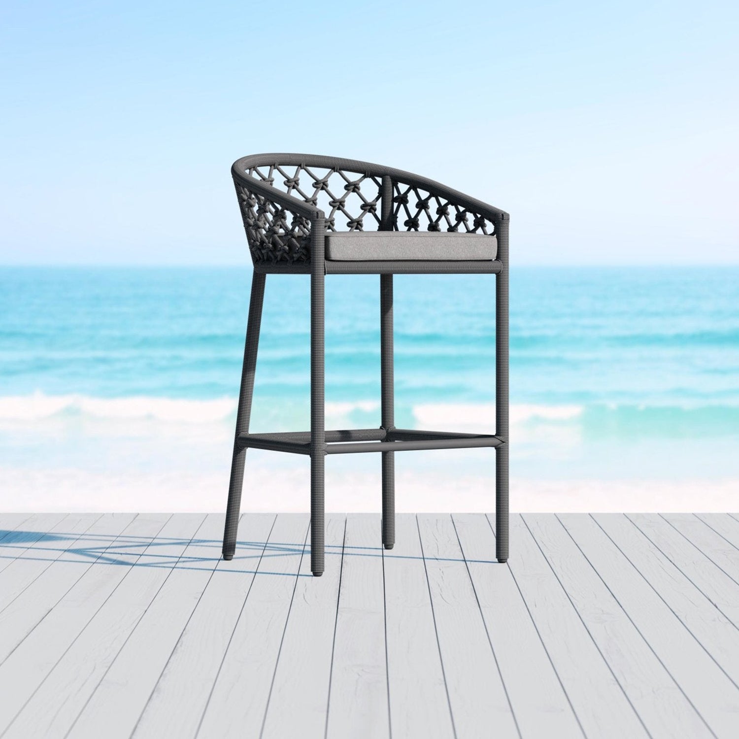Azzurro Living Amelia Outdoor Bar Stool