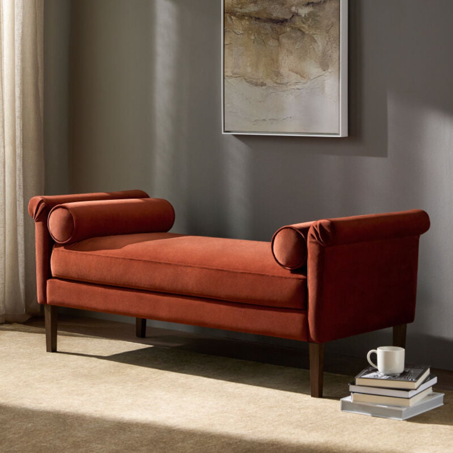 Aneesa Polyester Bench