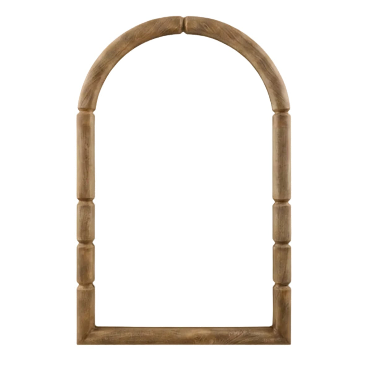 Anise Brown Mango Wood Accent Mirror