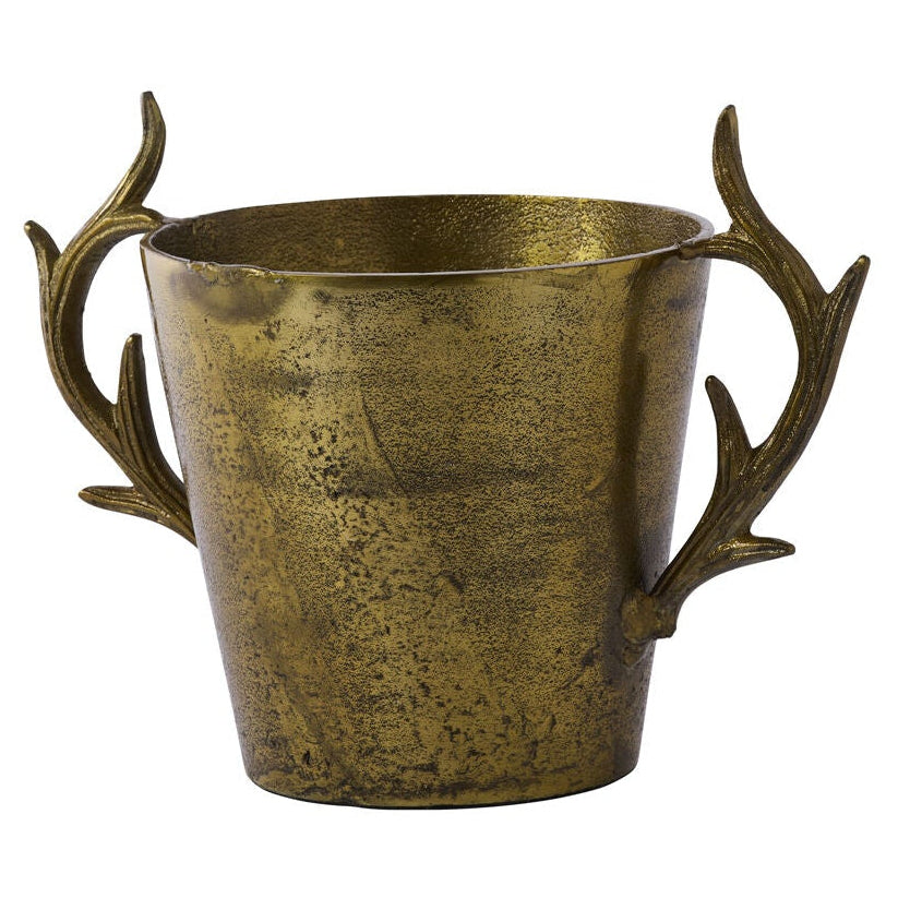 Antique Antler Ice Bucket decorative home accent