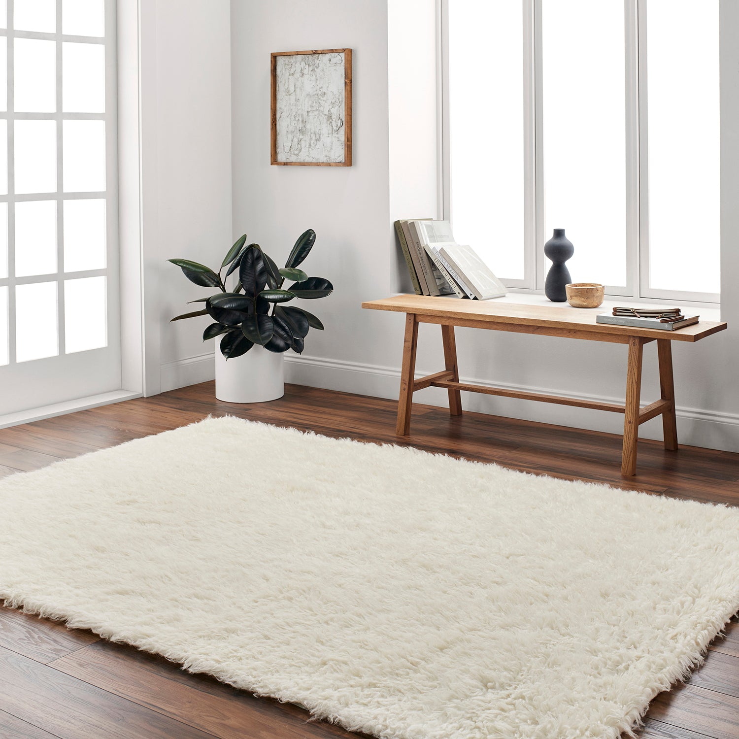 Surya Alpaca Cream Hand Woven Rug