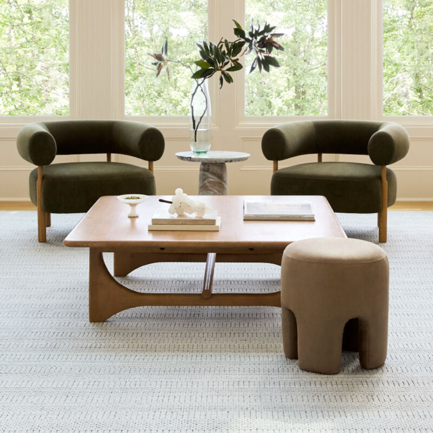 Arland Mango Wood Coffee Table
