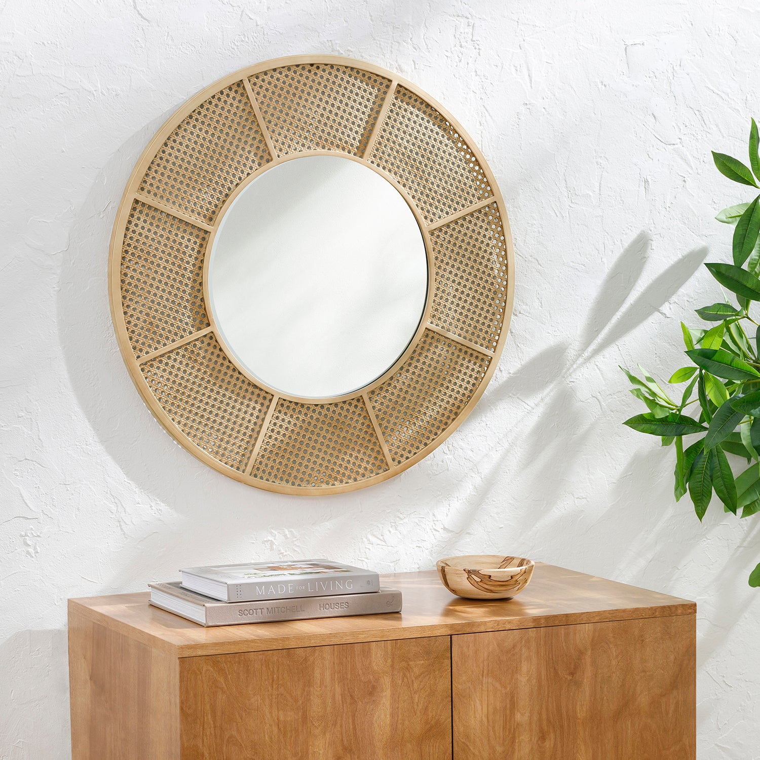 Anassa Sun Round Wall Mirror
